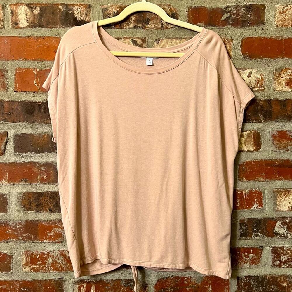 Daily Ritual Cap Sleeve Top with Tie Back